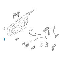 OEM Infiniti I35 Hinge Assy-Front Door Diagram - 80400-4P00A