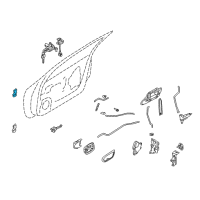 OEM Infiniti I35 Hinge Assy-Front Door Diagram - 80401-4P00A