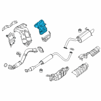 OEM Nissan Sentra Cover-Exhaust Manifold Diagram - 16590-ET80A
