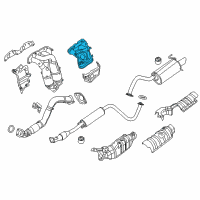 OEM 2010 Nissan Sentra Cover-Exhaust Manifold Diagram - 16590-ET80A