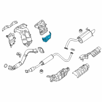OEM Nissan Sentra Cover-Exhaust Manifold Diagram - 16590-ET80B