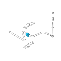 OEM 1998 Chrysler Concorde BUSHING-SWAY Bar Diagram - 4581161