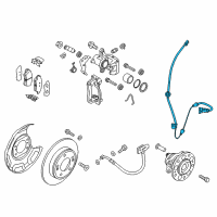 OEM 2022 Kia Niro Cable Assembly-ABSEXT, L Diagram - 91920G5500