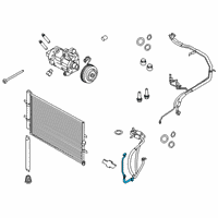 OEM Ford Transit-250 Front AC Tube Diagram - CK4Z-19972-B