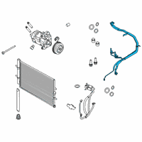 OEM 2016 Ford Transit-250 Suction & Discharge Hose Assembly Diagram - BK3Z-19A834-AF