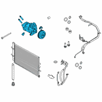 OEM 2019 Ford Transit-150 Compressor Assembly Diagram - CL3Z-19703-C