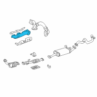 OEM Toyota Tacoma Exhaust Manifold Diagram - 17142-62110