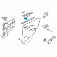 OEM 2016 Chevrolet Spark Switch Asm-Side Window *Black Diagram - 95407143