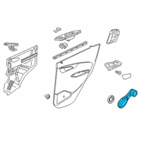 OEM 2020 Chevrolet Spark Window Handle Diagram - 94543673