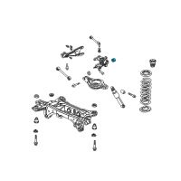 OEM 2001 Acura MDX Bush, Rear Knuckle Diagram - 52367-S0X-003