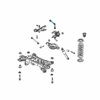 OEM 2005 Acura MDX Arm, Right Rear (Upper) Diagram - 52390-S3V-A01