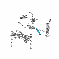 OEM Honda Pilot Shock Absorber Assembly, Rear Diagram - 52610-S9V-A02