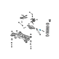 OEM 2004 Honda Pilot Bush, Rear Shock Absorber Diagram - 52622-S9V-A01