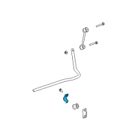 OEM 2006 Chrysler PT Cruiser RETAINER-STABILIZER Bar GROMMET Diagram - 4656927AA