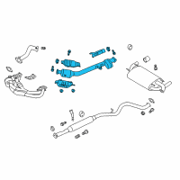 OEM Scion Converter & Pipe Diagram - SU003-06248