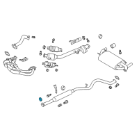 OEM Scion FR-S Intermed Pipe Gasket Diagram - SU003-01112