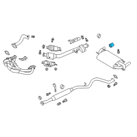 OEM Toyota 86 Tailpipe Extension Diagram - SU003-05273