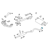 OEM Scion Muffler & Pipe Gasket Diagram - SU003-01113