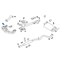 OEM 2017 Toyota 86 Connector Pipe Gasket Diagram - SU003-01110