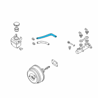 OEM 2002 Nissan Quest Hose Diagram - 46227-0B000