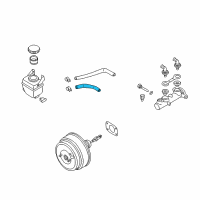 OEM 1999 Nissan Quest Hose Diagram - 46227-0B010