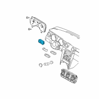OEM Ford Taurus X Headlamp Switch Diagram - 7R3Z-11654-BA