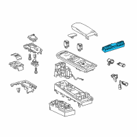 OEM Lexus GS300 Switch, Refreshing Seat Diagram - 84752-30040