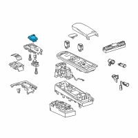 OEM Cover Sub-Assembly, SHIF Diagram - 58808-30230-C1