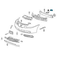 OEM Pontiac Ambient Temperature Sensor Diagram - 22697635