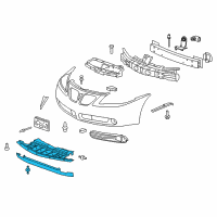 OEM 2008 Pontiac G6 Splash Shield Diagram - 25995433