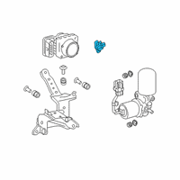 OEM 2019 Toyota Camry Pedal Travel Sensor Diagram - 89510-47040