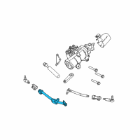 OEM 2014 Ford F-250 Super Duty Drag Link Diagram - BC3Z-3304-D