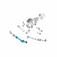 OEM 2011 Ford F-250 Super Duty Drag Link Diagram - BC3Z-3304-D