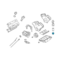 OEM 2003 Cadillac CTS Cap, Oil Filter Diagram - 24415390