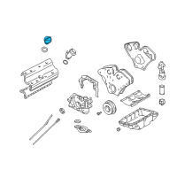 OEM 2001 Cadillac Catera Cap, Oil Filler Diagram - 24437483