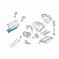 OEM Cadillac CTS Valve Cover Gasket Diagram - 55351456