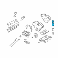 OEM 2003 Cadillac CTS Adapter Asm-Oil Filter Diagram - 24415385