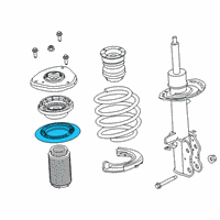 OEM Ford Mustang Mach-E Upper Insulator Diagram - JX6Z-5415-C