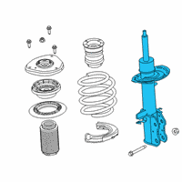 OEM 2022 Lincoln Corsair STRUT - SUSPENSION Diagram - LX6Z-18124-A