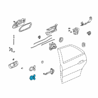 OEM 1999 Honda Accord Hinge, Right Rear Door (Lower) Diagram - 67920-S3V-A00ZZ