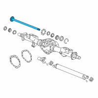 OEM 2012 Chevrolet Silverado 2500 HD Axle Shafts Diagram - 20920667