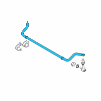 OEM 2005 Kia Sorento Stabilizer Bar-Front Diagram - 548123E000