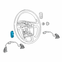 OEM 2020 Ram ProMaster City Switch-Radio Control Diagram - 1TD19JXWAC