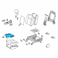 OEM 2016 Toyota Avalon Seat Cushion Heater Diagram - 87510-06100