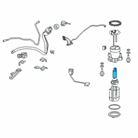 OEM 2022 Lexus NX350 Fuel Pump Diagram - 23221-31130