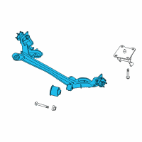 OEM 2015 Ford Transit Connect Axle Beam Diagram - KV6Z-5035-B