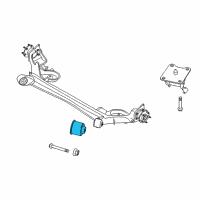 OEM Ford Axle Beam Bushing Diagram - DV6Z-5A638-B