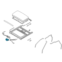 OEM Kia Motor Assembly-Sunroof Diagram - 816312J000