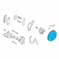 OEM 2015 Chevrolet City Express Rotor Diagram - 19316546