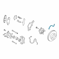 OEM 2016 Chevrolet City Express Brake Hose Diagram - 19316604